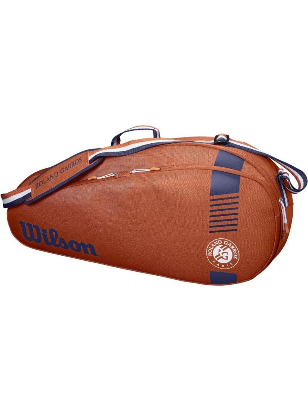 Tennis Racket Bag for 3 Rackets - Clay/Navy, Durable & Stylish Storage Solution